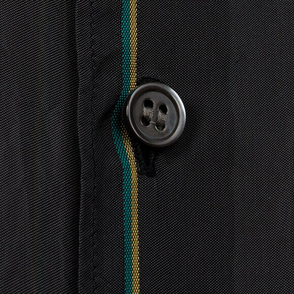 Comme des Garçons Shirt Black Multi-Colour Stripe Button Up - Picture 10 of 12